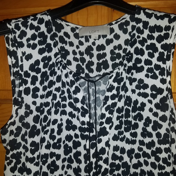 LOFT Leopard Top - Picture 2 of 6